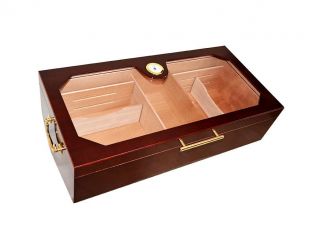 Cigar humidor box for 100-150 cigars