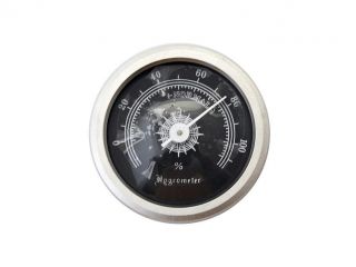 Analog hygrometer for humidor