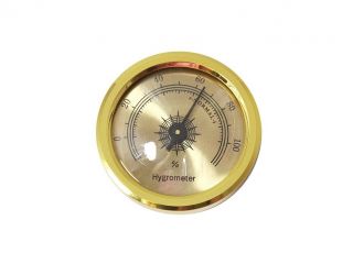 Hygrometer, analoge 09108 für Humidor,