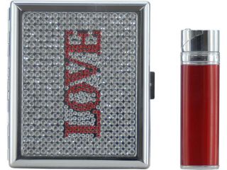 Cigarette Case for 18 KS cigarettes + lighter