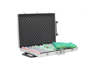 Professional set of "Poker" in aluminum case