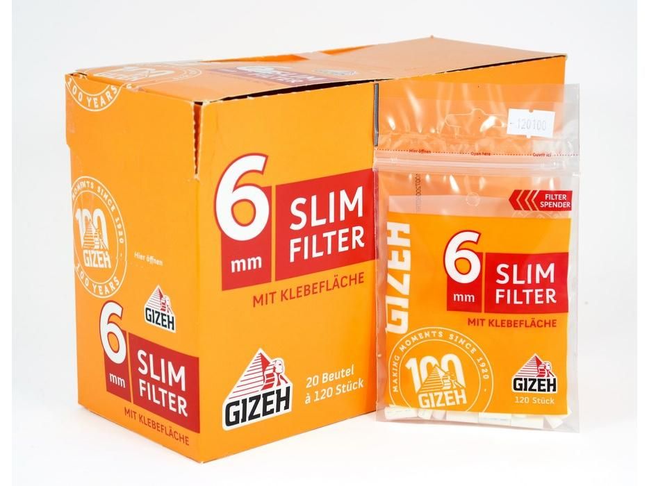 Filters for roll-up cigarettes Gizeh Slim {nazwa_sklepu