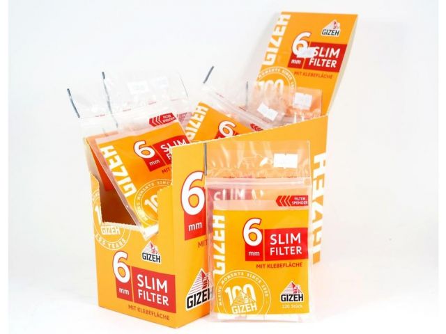 Filters for roll-up cigarettes Gizeh Slim {nazwa_sklepu