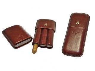 Cigar case for 3 cigars Angelo