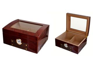 Cigar humidor for 50 cigars